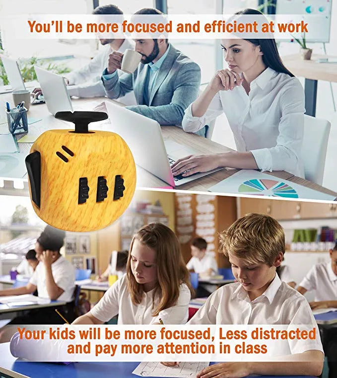 SixSide – Fidget Cube Toy for Focus & Stress Relief - Titanfidget