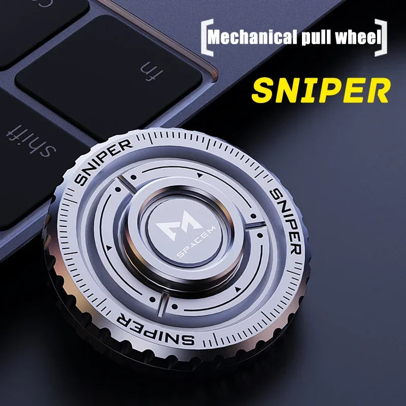 3in1 EDC Metal Pushing Card Hand Spinner Coin – Creative Anti-Stress Fidget Toy - Titanfidget