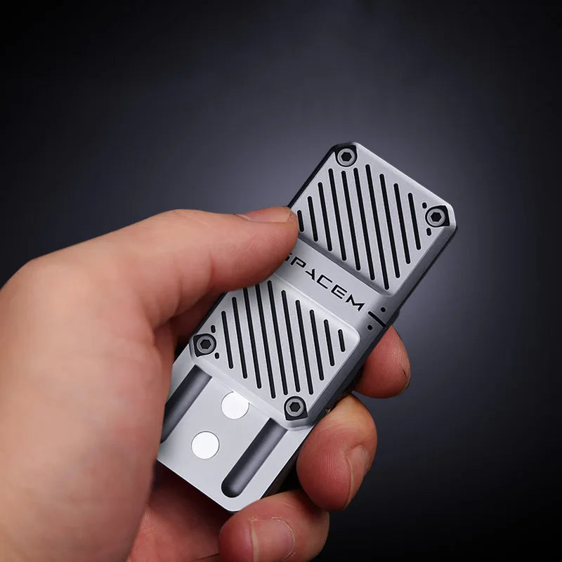 Machinery Magnetic Slider Push Fidget Toy Decompression Metal EDC Haptic Coin Fidget Spinner For Adults Stress Relief Gifts - Titanfidget