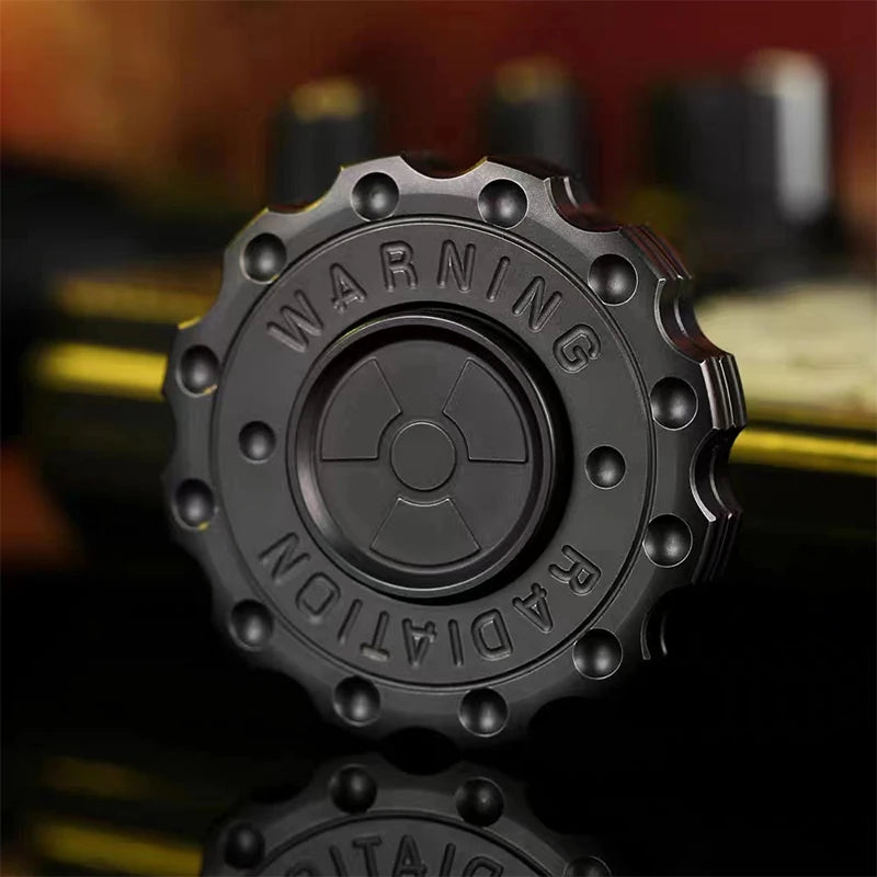 Radiation Warning Fidget Spinner - Titanfidget