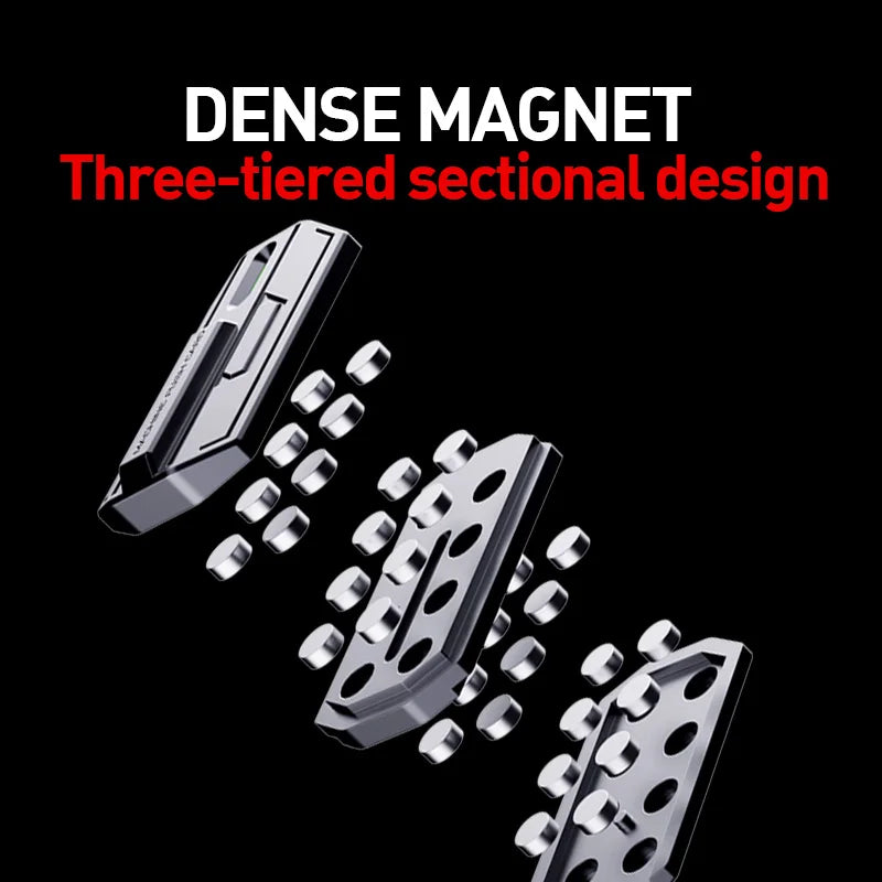 Fingertip Fidget Toys Luminous Slider Magnetic Haptic EDC Clicker Metal Hand Spinner ADHD Tool Anxiety Stress Relief Adult Gift - Titanfidget