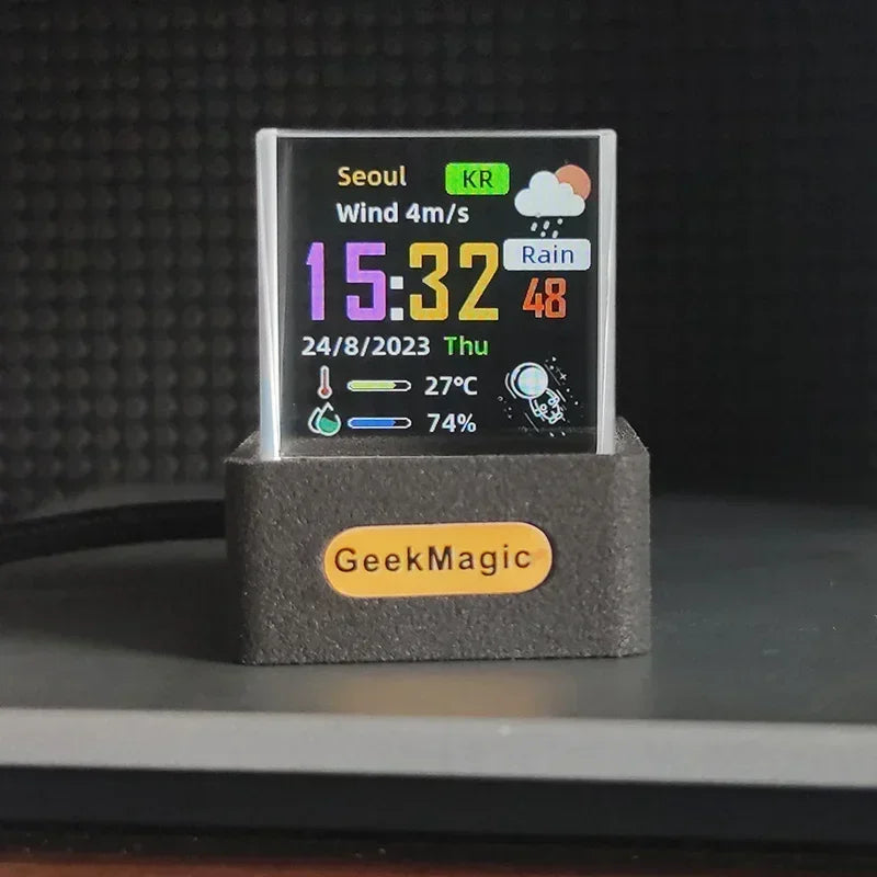 GeekMagic HelloCubic-lite – Futuristic Desktop EDC Prism