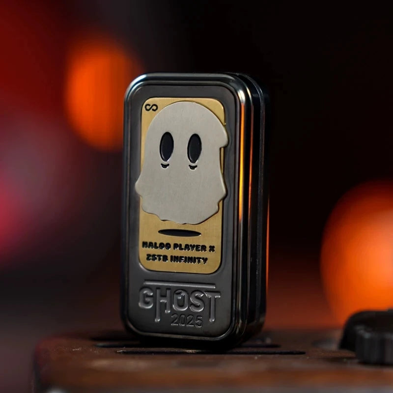 Three-layer Mechanical Ghost Extra Long Paragraph Dense Haptic Direct Push Cards Fidget Slider Crisp Sound Decompression EDC Toy