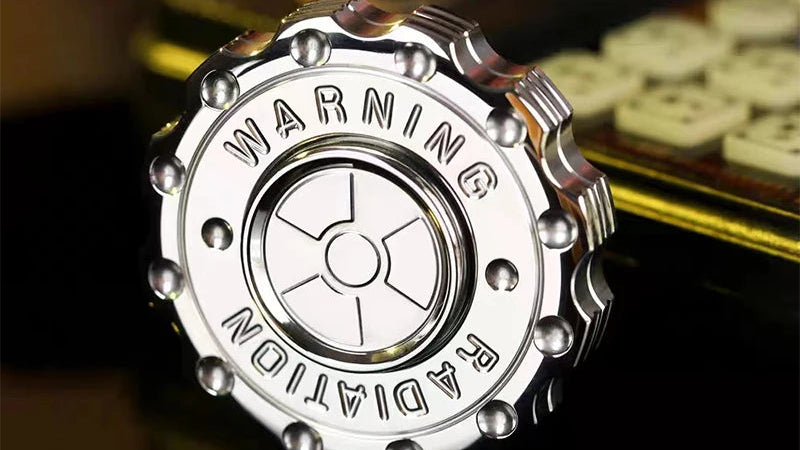 Radiation Warning Fidget Spinner - Titanfidget