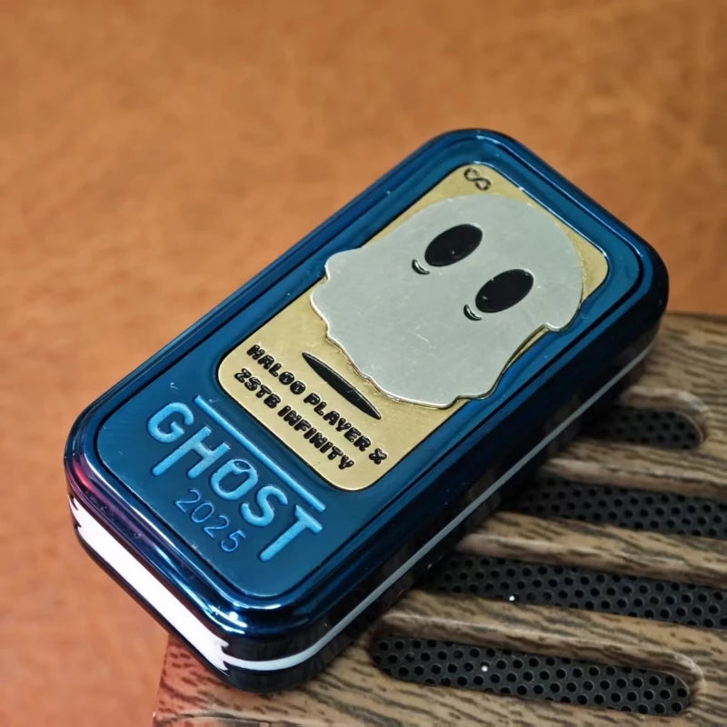 Three-layer Mechanical Ghost Extra Long Paragraph Dense Haptic Direct Push Cards Fidget Slider Crisp Sound Decompression EDC Toy
