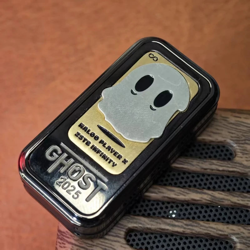 Three-layer Mechanical Ghost Extra Long Paragraph Dense Haptic Direct Push Cards Fidget Slider Crisp Sound Decompression EDC Toy