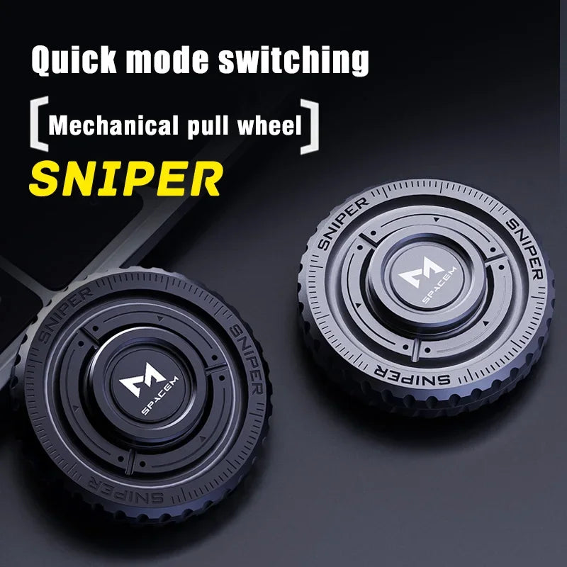 3in1 EDC Metal Pushing Card Hand Spinner Coin – Creative Anti-Stress Fidget Toy - Titanfidget