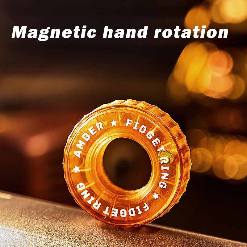 ClearRatchet – Transparent Fidget Ring Slider - Titanfidget