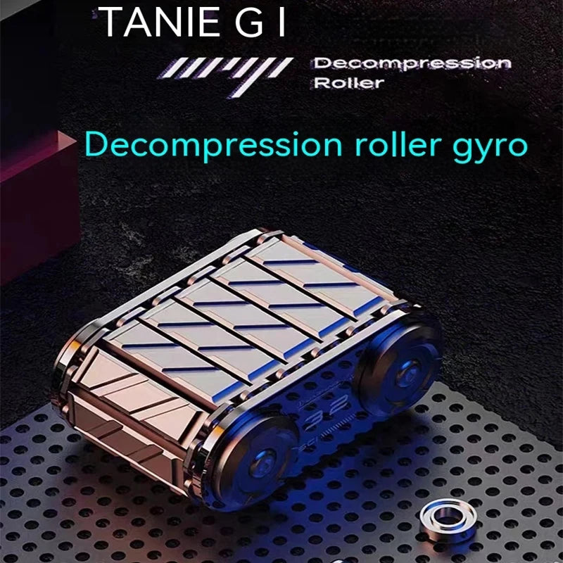 Tank Fidget Roller Autism ADHD Metal EDC Fidget Toys Office Desk Toys Anxiety Stress Relief Toys Adult Gift - Titanfidget