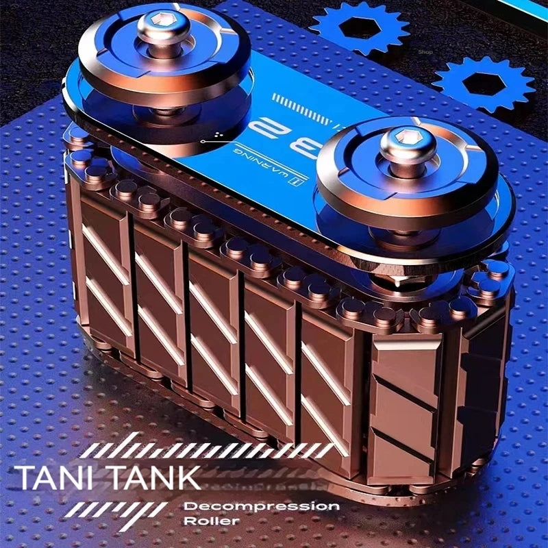 Tank Fidget Roller Autism ADHD Metal EDC Fidget Toys Office Desk Toys Anxiety Stress Relief Toys Adult Gift - Titanfidget