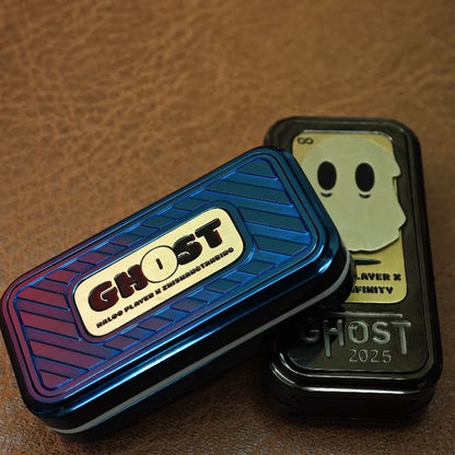 Three-layer Mechanical Ghost Extra Long Paragraph Dense Haptic Direct Push Cards Fidget Slider Crisp Sound Decompression EDC Toy