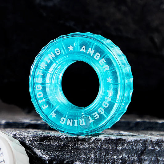 ClearRatchet – Transparent Fidget Ring Slider - Titanfidget