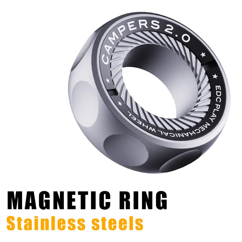 ClickCore Ring – Magnetic Ratchet Fidget Ring - Titanfidget