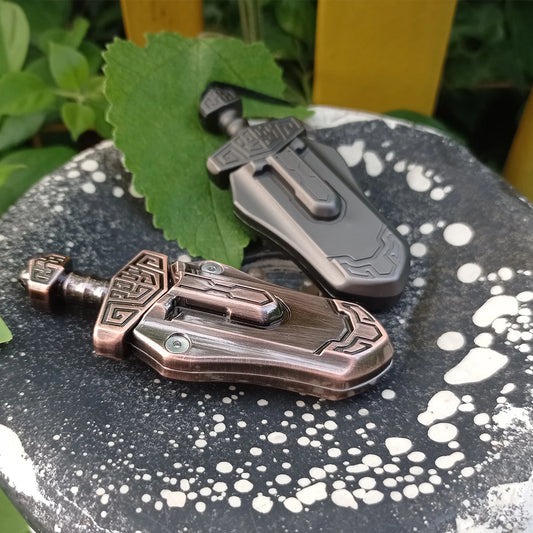 EDC Fingertip Push Card Sword – Mini Stress Relief Toy - Titanfidget