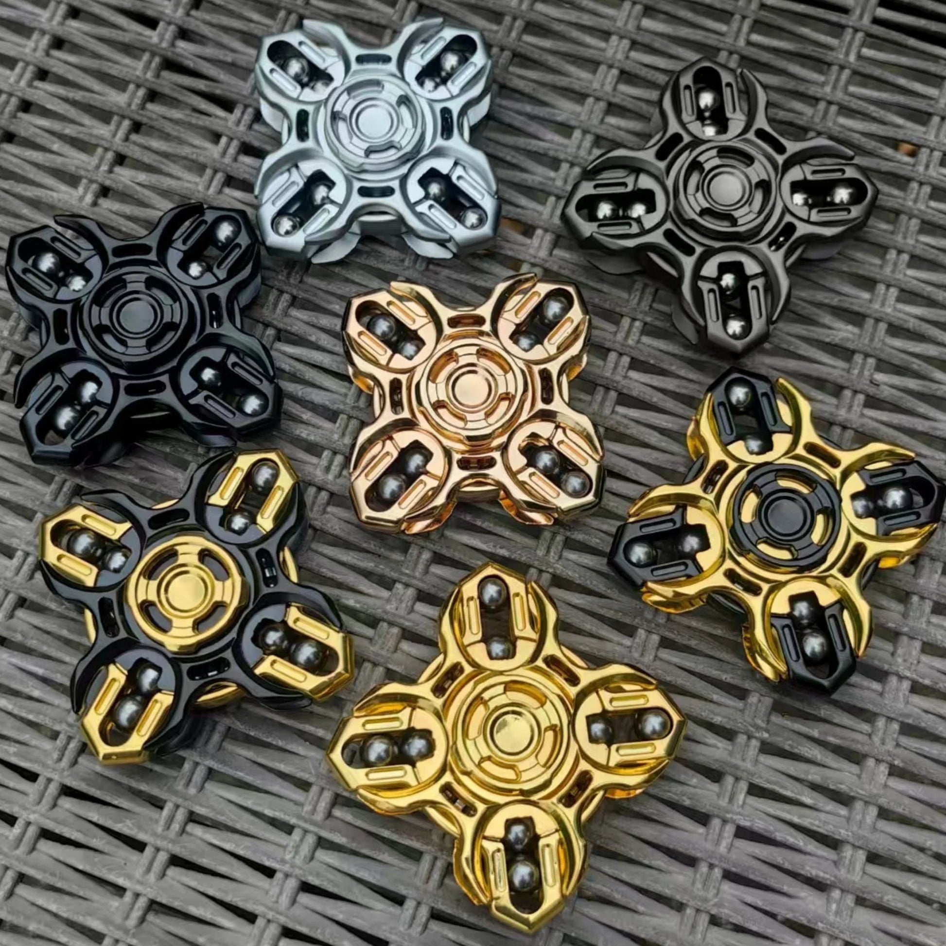 Magnetic Metal EDC Fidget Sliders Stress Relief Toys for Adults Portable Anti-Stress Fidget Toys Metal - Titanfidget