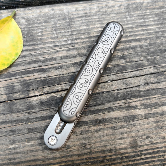 EDC Fidget Sliders – Metal Push Pull Rotation Fidget Toy for Stress Relief - Titanfidget