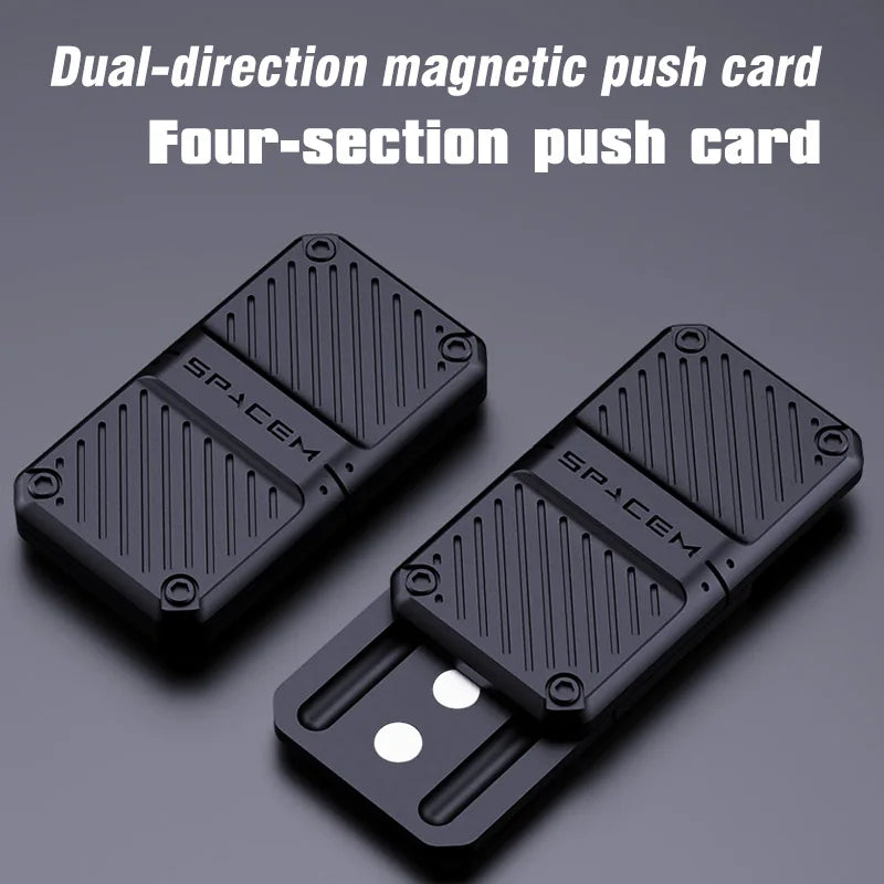 Machinery Magnetic Slider Push Fidget Toy Decompression Metal EDC Haptic Coin Fidget Spinner For Adults Stress Relief Gifts - Titanfidget
