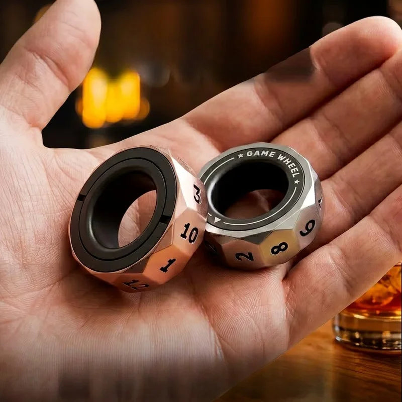 JQBRO Army 33mm ratchet ring decision wheel fidget – view 5