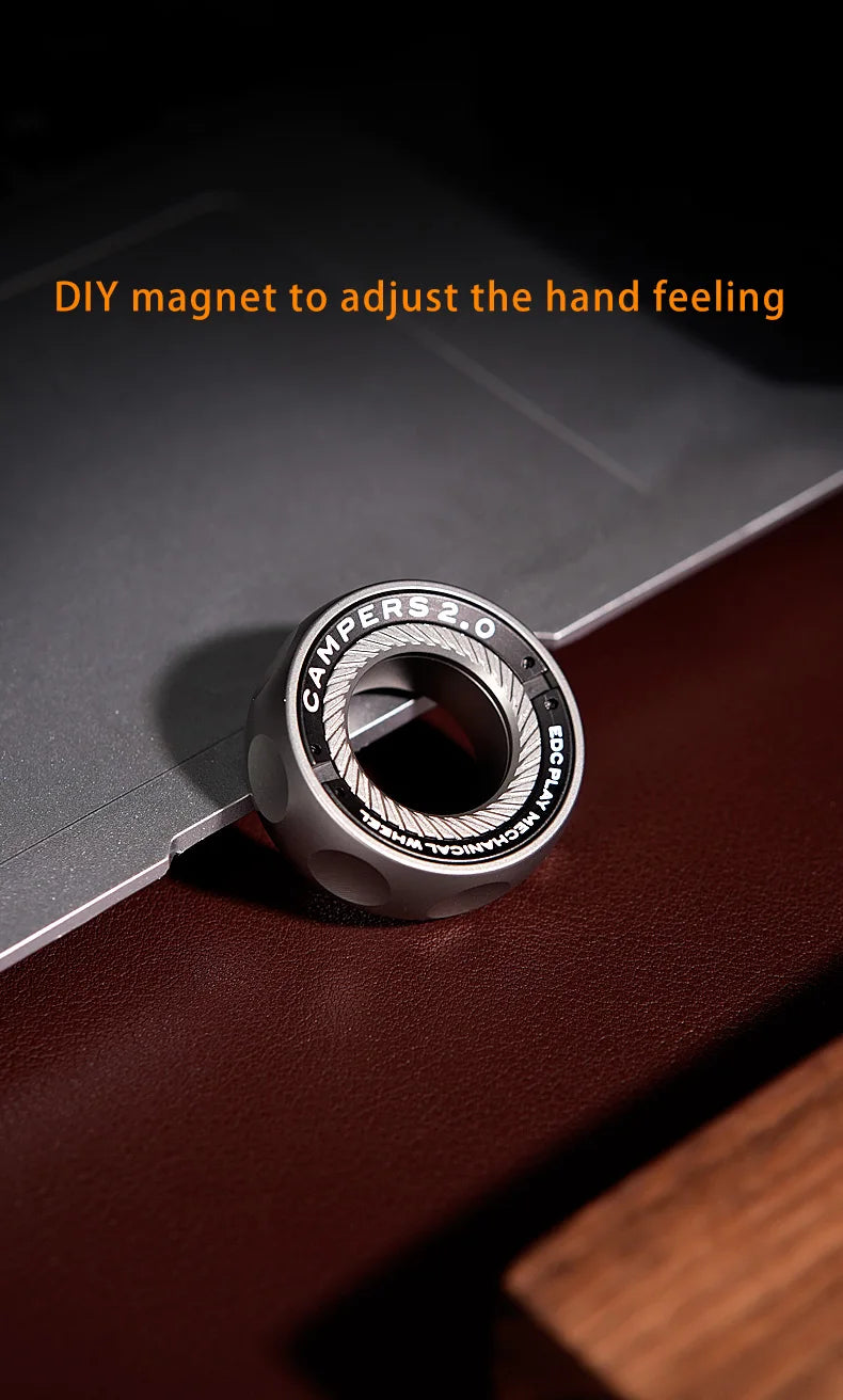 ClickCore Ring – Magnetic Ratchet Fidget Ring - Titanfidget