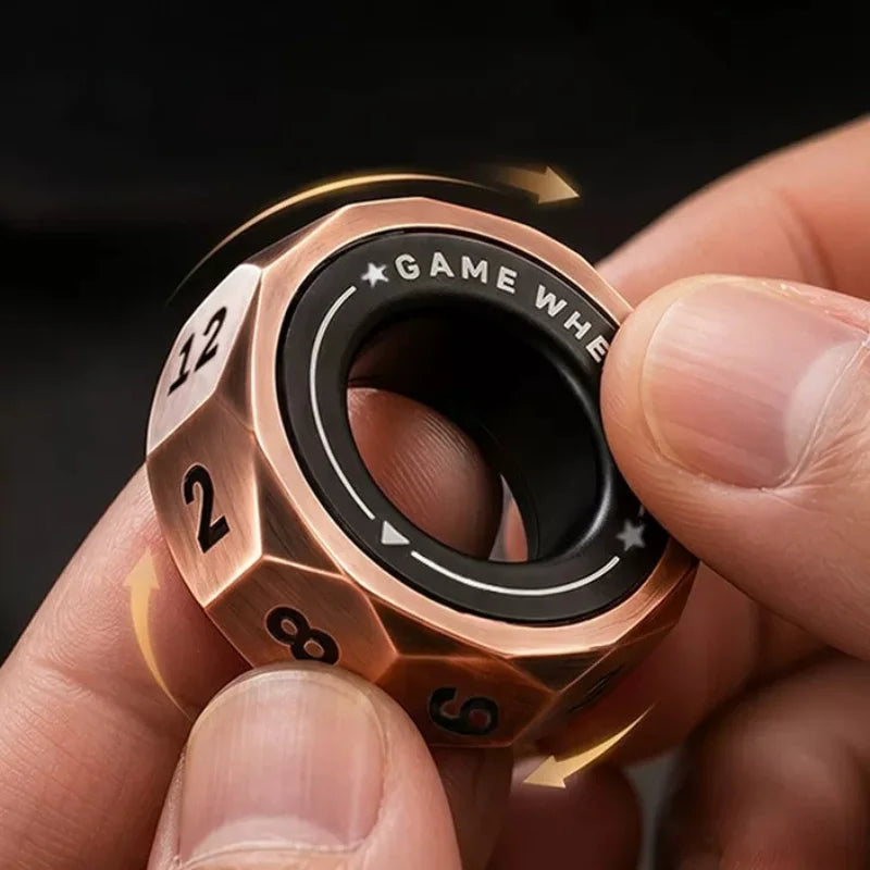 JQBRO Army 33mm ratchet ring decision wheel fidget – view 3