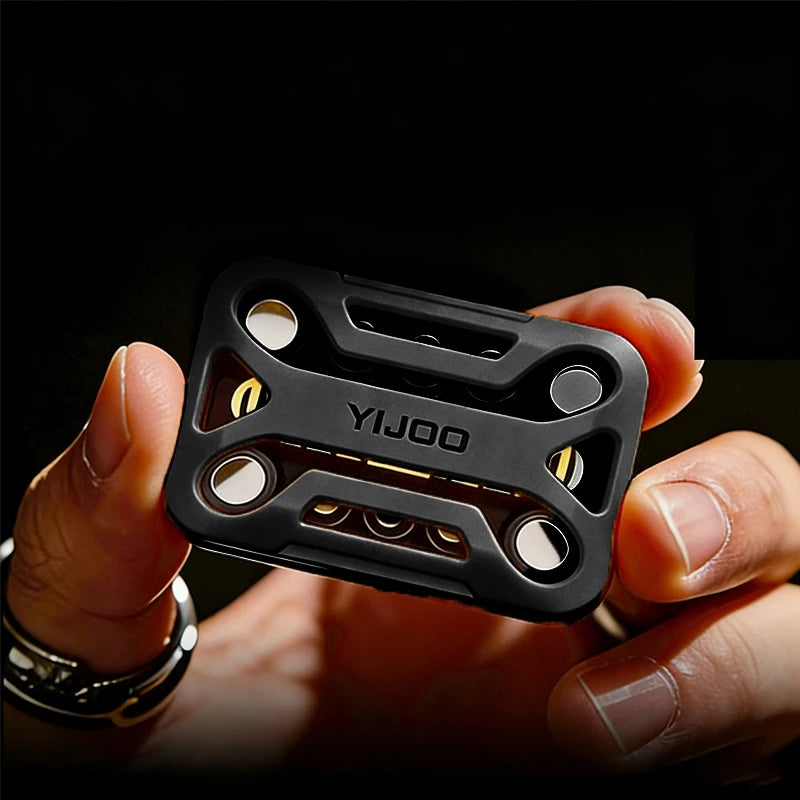 Infinite Position Metal Fidget Slider Tuning Fork Structure No Limit Travel Haptic Feedback EDC Stress Relief Toy for Adults - Titanfidget