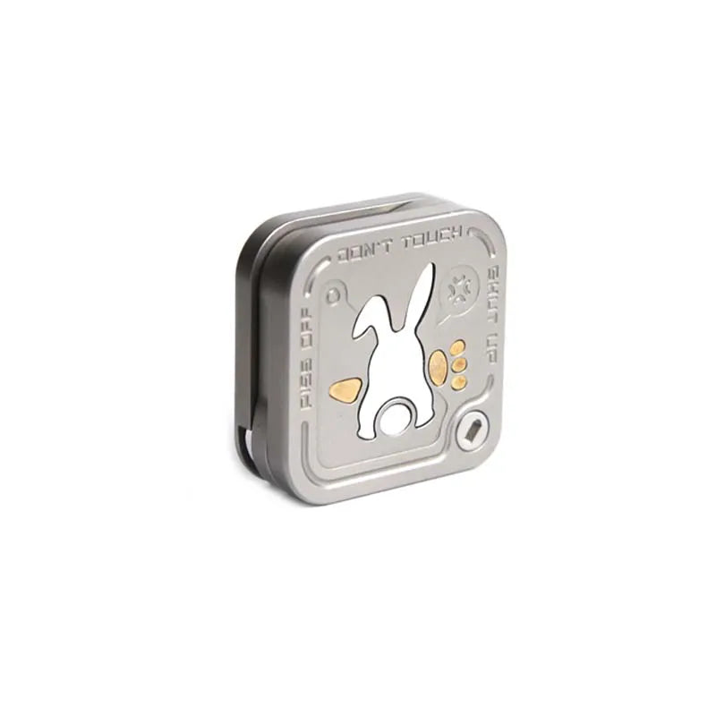 Angry Rabbit Triple-Layer Magnetic Fidget Slider – EDC Side-Push (93g) - Titanfidget