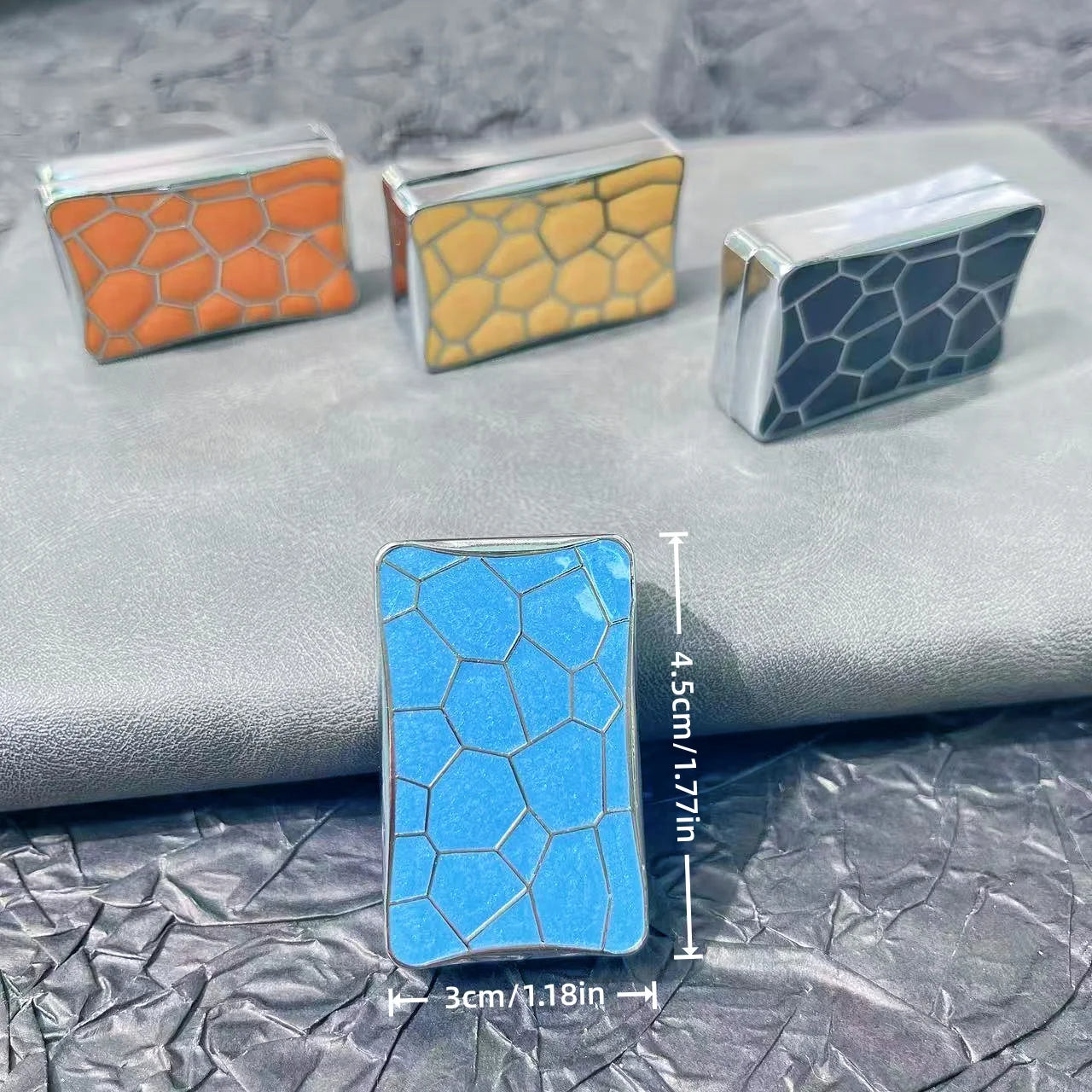 Water Cube Style Metal EDC Sliding Pocket Accessory, Compact Handheld Metal Desk sport toy, Suitable For Daily Carry - Titanfidget