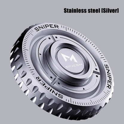 3in1 EDC Metal Pushing Card Hand Spinner Coin – Creative Anti-Stress Fidget Toy - Titanfidget