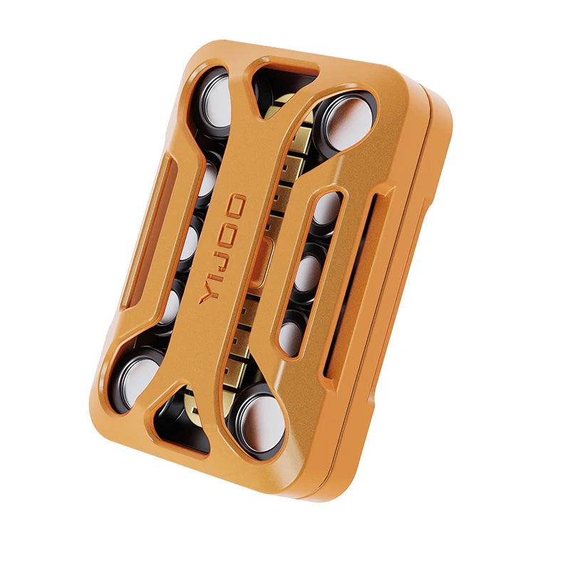 Infinite Position Metal Fidget Slider Tuning Fork Structure No Limit Travel Haptic Feedback EDC Stress Relief Toy for Adults - Titanfidget