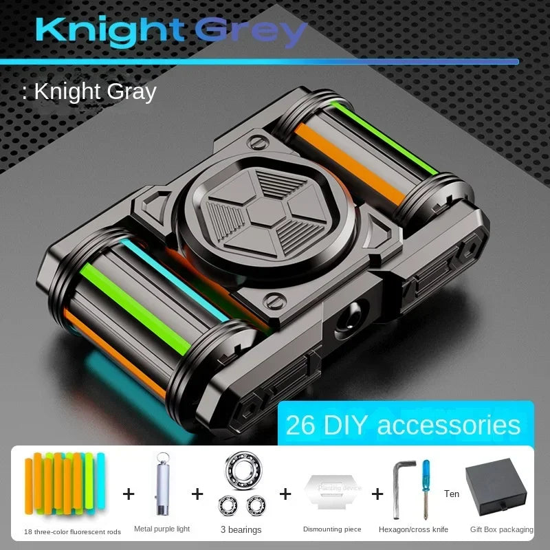 EDC Best Luminous Fidget Spinner Relieve Stress Relief Toy Antistresse Decompression Hand Metal Alloy Roller Children's Adults - Titanfidget