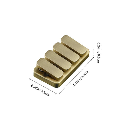 Magnetic Slider Metal Fidget Push Card – EDC Stress Relief Toy with Piano Key Sounds - Titanfidget
