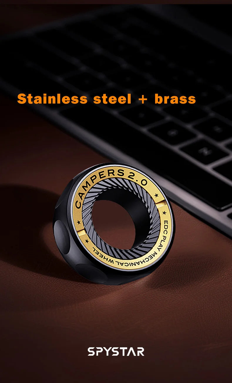 ClickCore Ring – Magnetic Ratchet Fidget Ring - Titanfidget