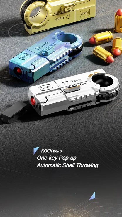 Mini Ring Pistol: EDC Metal Fidget Toy with Shell Ejection - Titanfidget