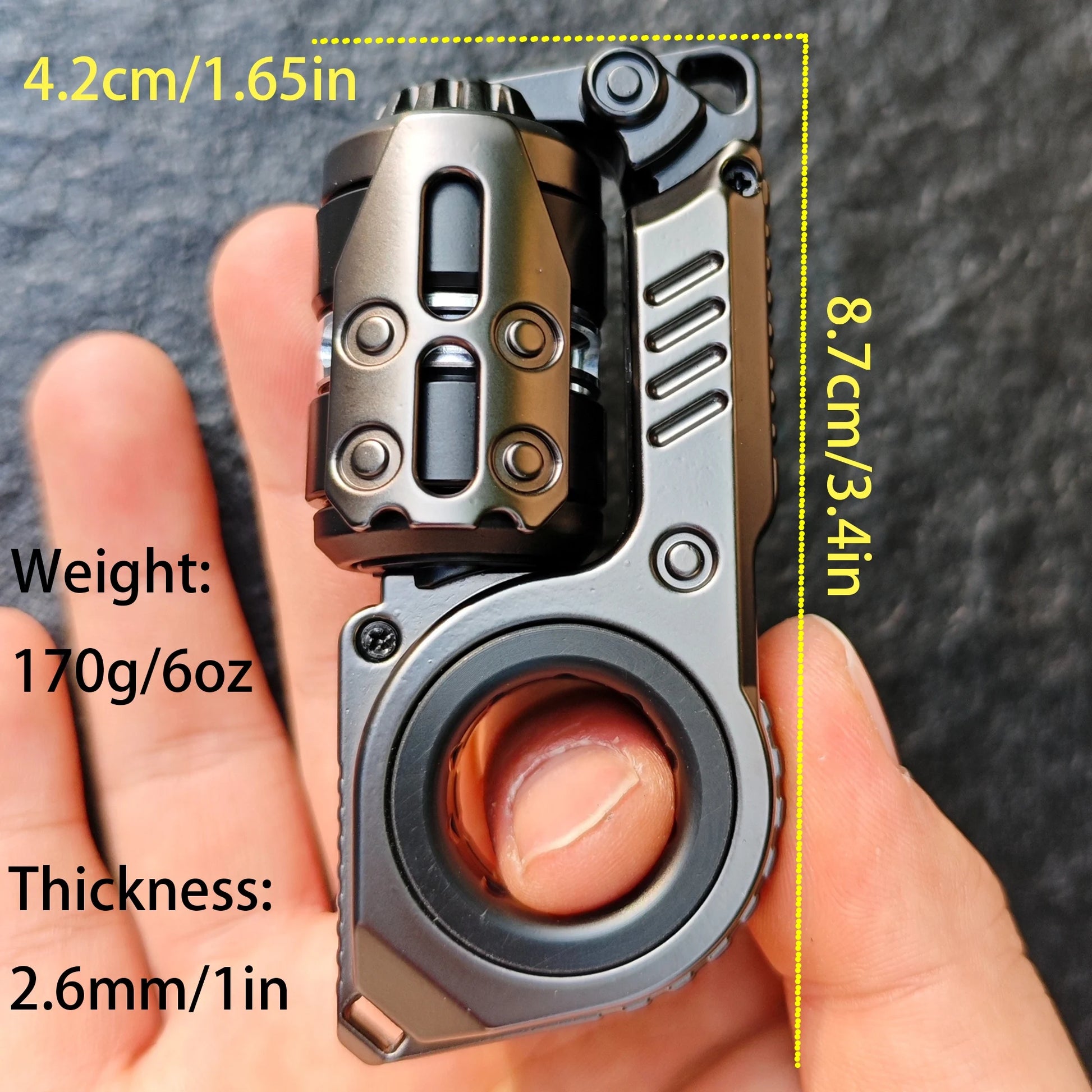 CyberCore Tuning Fork EDC Fidget Slider | TitanFidget - Titanfidget