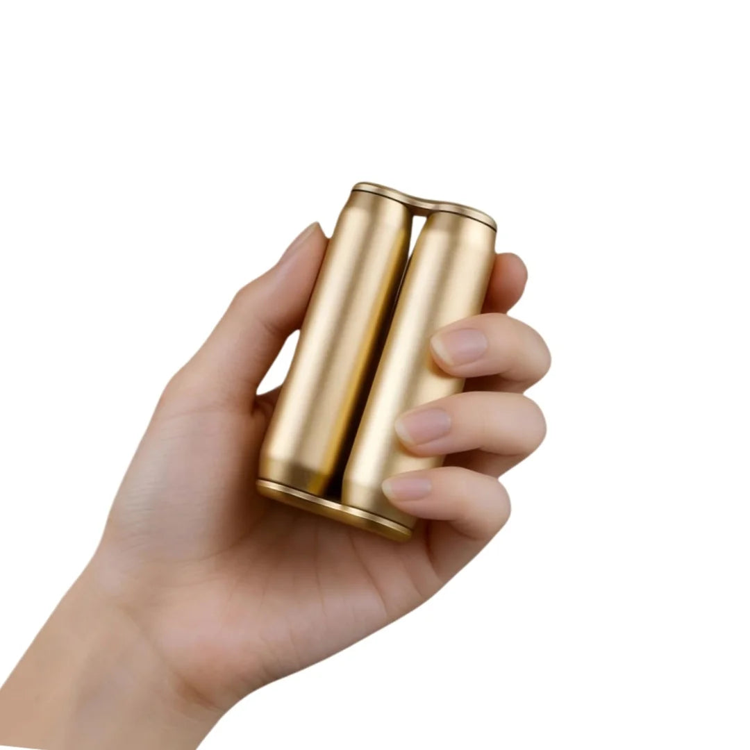 Premium Aluminum Alloy Stress Relief Roller | Portable Hand Massager | Finger Relaxation Fidget Toy for Office Home Travel Gifts - Titanfidget