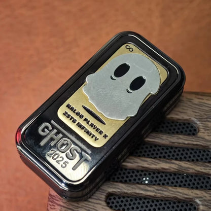 Three-layer Mechanical Ghost Extra Long Paragraph Dense Haptic Direct Push Cards Fidget Slider Crisp Sound Decompression EDC Toy