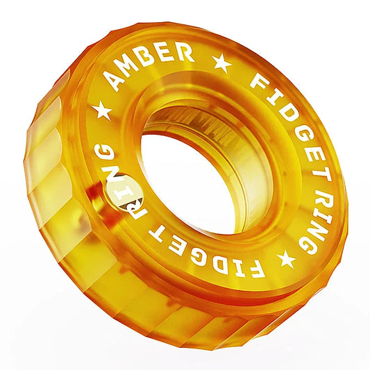 ClearRatchet – Transparent Fidget Ring Slider - Titanfidget