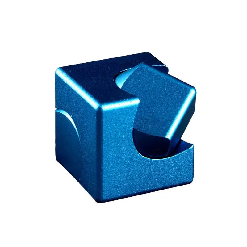 Square Magic Dice Metal Rotate Cube Fidget Spinner Antistress EDC Fingertip Toys Hand Spinning Learning Vent Desktop Game Gifts - Titanfidget