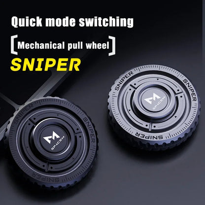 3in1 EDC Metal Pushing Card Hand Spinner Coin – Creative Anti-Stress Fidget Toy - Titanfidget