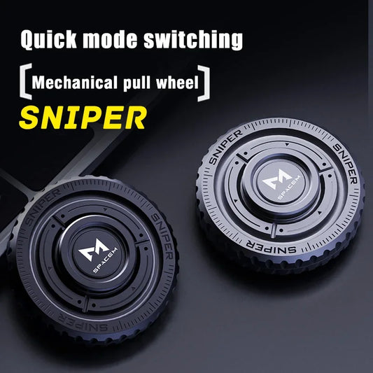 3in1 EDC Metal Pushing Card Hand Spinner Coin – Creative Anti-Stress Fidget Toy - Titanfidget