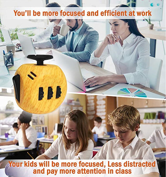 SixSide – Fidget Cube Toy for Focus & Stress Relief - Titanfidget