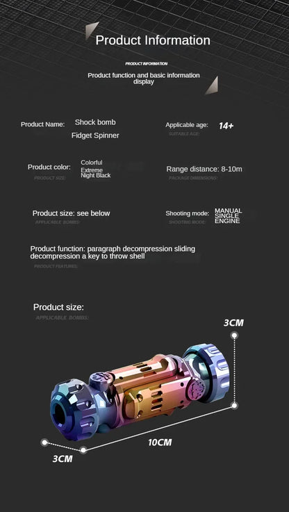 BlastCore – Ejectable Shell Fidget Gun - Titanfidget