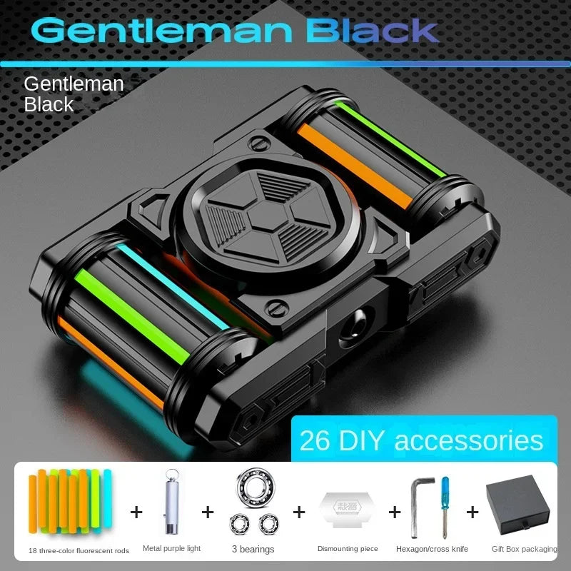 EDC Best Luminous Fidget Spinner Relieve Stress Relief Toy Antistresse Decompression Hand Metal Alloy Roller Children's Adults - Titanfidget
