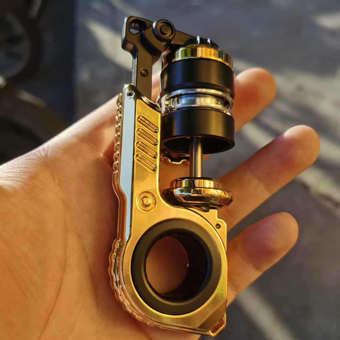 CyberCore Tuning Fork EDC Fidget Slider | TitanFidget - Titanfidget