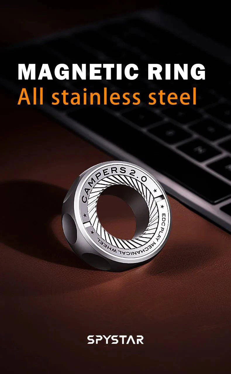 ClickCore Ring – Magnetic Ratchet Fidget Ring
