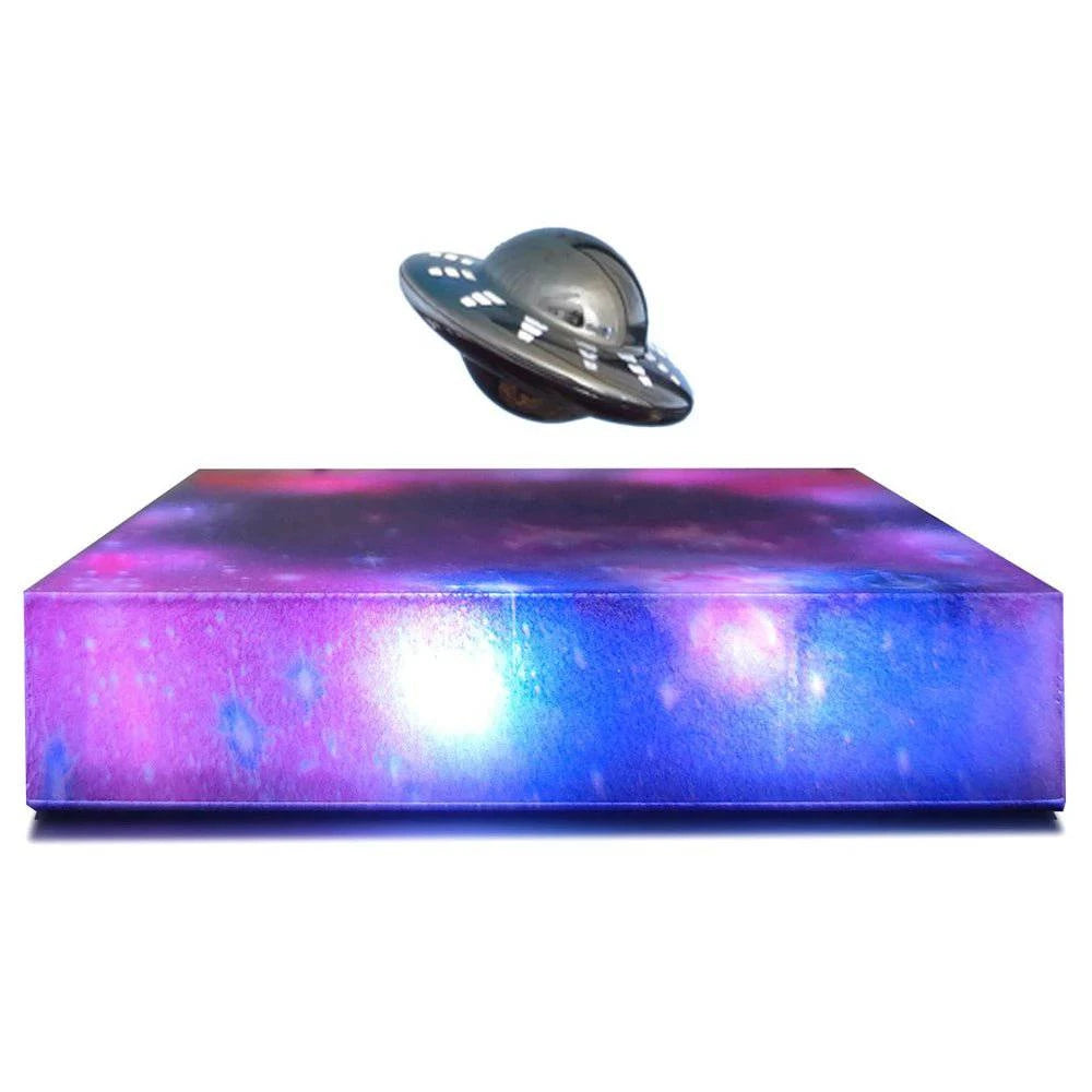 Creative Magnetic Levitating Desk LED Night Light Rotating Floating For Bedroom Descorat Novelty Gift Atmosphere Reading Table