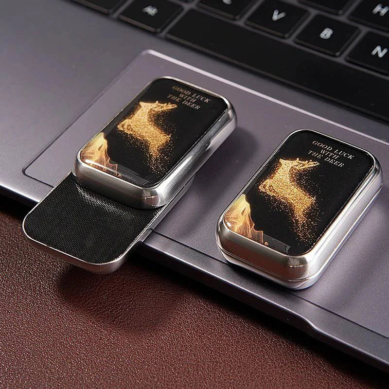 EDC Magnetic Infinite - Position Mechanical Card - Pushing Stress - Relieving Toy – Metal Fidget Spinner for Adults