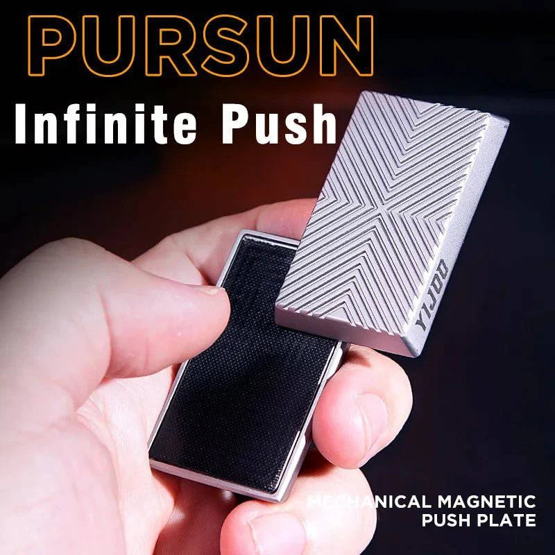 Fidget Unlimited – Magnetic Push Card Gyroscope