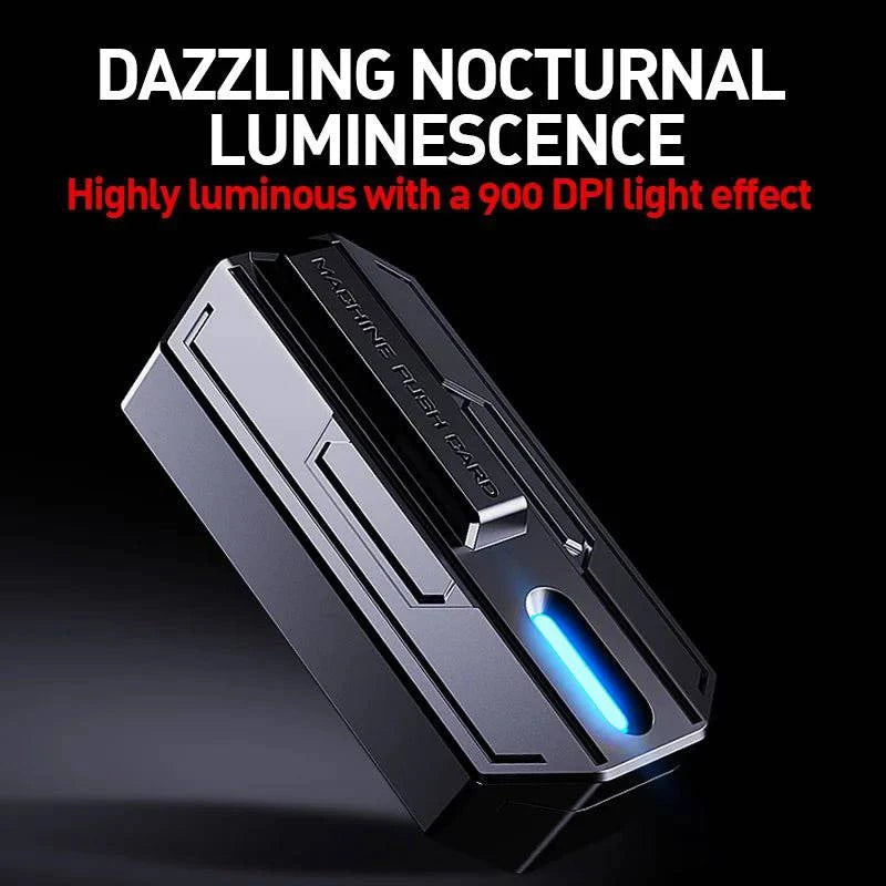 Fingertip Fidget Toys Luminous Slider Magnetic Haptic EDC Clicker Metal Hand Spinner ADHD Tool Anxiety Stress Relief Adult Gift