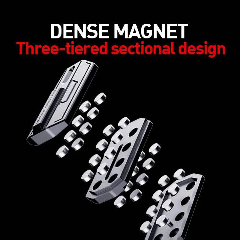 Fingertip Fidget Toys Luminous Slider Magnetic Haptic EDC Clicker Metal Hand Spinner ADHD Tool Anxiety Stress Relief Adult Gift